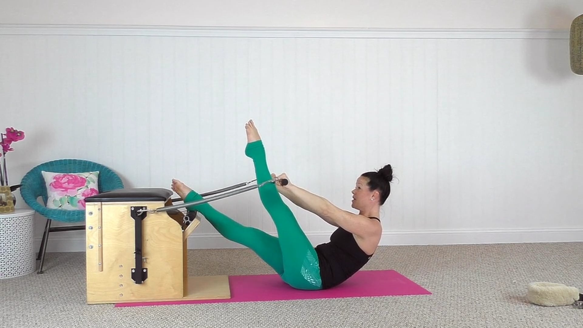 Chair Workout Using the Roll Down Bar and Leg Springs (26 mins) 