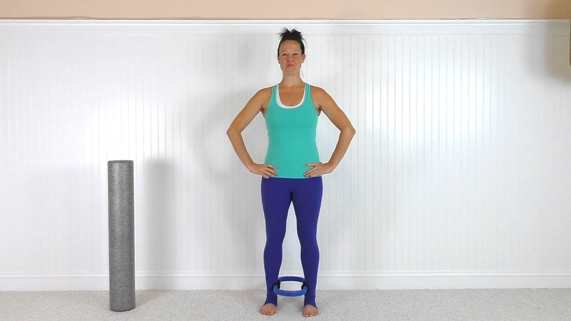 Standing Workout With The Magic Circle and Foam Roller (23 mins) 